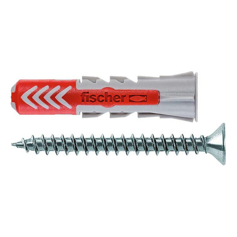 Fischer Universal Plug 5 x 25mm + Countersunk Screw 18Pcs DUOPOWER 5X25 S K NV 534996
Fischer Universal Plug 5 x 25mm + Countersunk Screw 18Pcs DUOPOWER 5X25 S K NV 534996