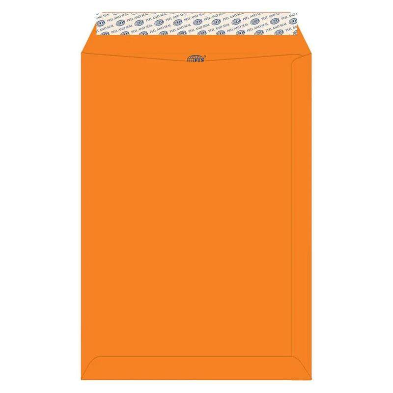 Generic FIS Color Envelopes Peel & Seal, Neon Colors, Pack of 50 Pcs. Orange Color, C4 (324 x 229 mm), 80 GSM - FSEC8027PBOR50
Generic FIS Color Envelopes Peel & Seal, Neon Colors, Pack of 50 Pcs. Orange Color, C4 (324 x 229 mm), 80 GSM - FSEC8027PBOR50