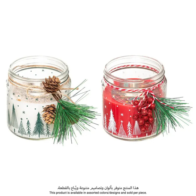 Generic Christmas Atmosphera Paraffin Glass Candle (315 g, Assorted Colors/Designs)
Generic Christmas Atmosphera Paraffin Glass Candle (315 g, Assorted Colors/Designs)