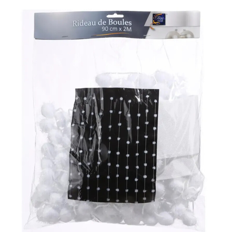 Generic Christmas Atmosphera Polyester Cotton Balls Curtain Wall Decor (200 cm, Assorted Colors)
Generic Christmas Atmosphera Polyester Cotton Balls Curtain Wall Decor (200 cm, Assorted Colors)