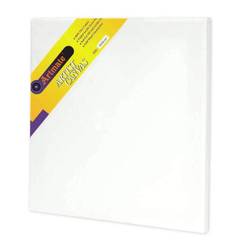 Generic Artmate Stretched Canvases Back Stapled (280 GSM), 30X30cm Size - JIGNE09-3030
Generic Artmate Stretched Canvases Back Stapled (280 GSM), 30X30cm Size - JIGNE09-3030
