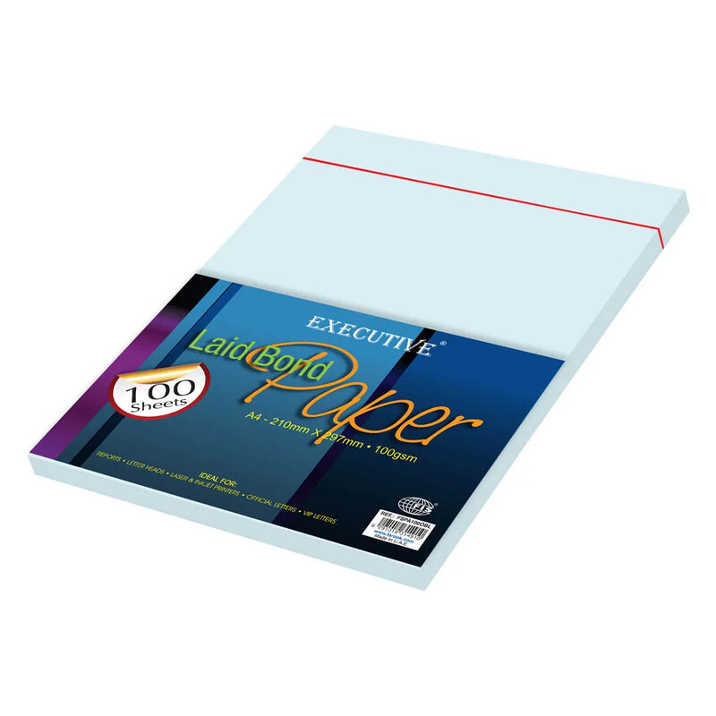 Generic FIS Executive Laid Bond Paper, 100 Sheets, 100 gsm, Ocean Blue Color, A4 Size - FSPA100OBL
Generic FIS Executive Laid Bond Paper, 100 Sheets, 100 gsm, Ocean Blue Color, A4 Size - FSPA100OBL