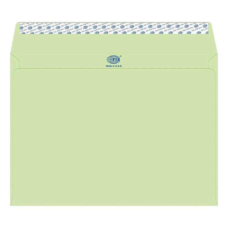 Generic FIS Color Envelopes Peel & Seal, Pastel Colors, Pack of 50 Pcs. Green Color, C4 (229 x 324 mm), 80 GSM - FSEC8042PGR50
Generic FIS Color Envelopes Peel & Seal, Pastel Colors, Pack of 50 Pcs. Green Color, C4 (229 x 324 mm), 80 GSM - FSEC8042PGR50