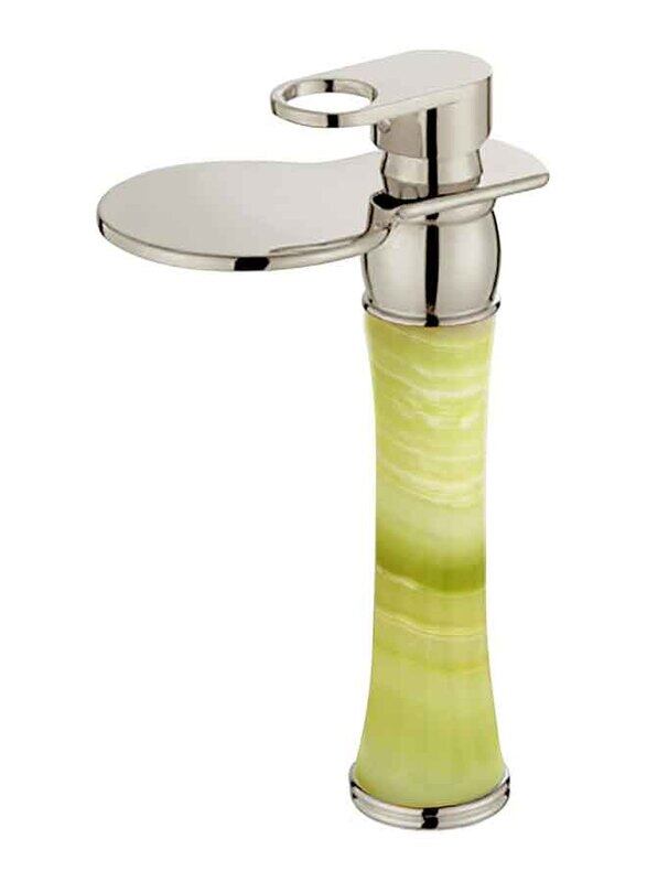D & N Single Handle Single Hole Minimalist Bathroom Wash Basin Faucet Sink Mixer Taps with Cover Lead, 30cm, Natural Green Onyx
D & N Single Handle Single Hole Minimalist Bathroom Wash Basin Faucet Sink Mixer Taps with Cover Lead, 30cm, Natural Green Onyx