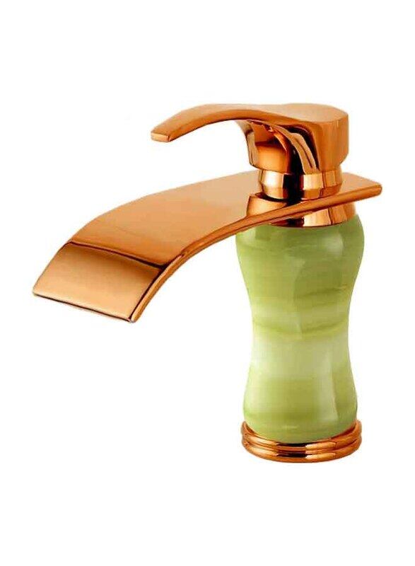 D & N Single Handle Hole Minimalist Bathroom Wash Basin Faucet Sink Mixer Taps with Cover Lead-free Brass Structure Natural Green Onyx, Rose Gold
D & N Single Handle Hole Minimalist Bathroom Wash Basin Faucet Sink Mixer Taps with Cover Lead-free Brass Structure Natural Green Onyx, Rose Gold