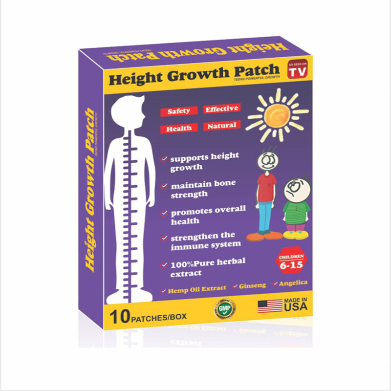 As Seen On Tv The Perfect Solution for Height Growth - Height Growth Patch for Children 6 to 15 Years
As Seen On Tv The Perfect Solution for Height Growth - Height Growth Patch for Children 6 to 15 Years
