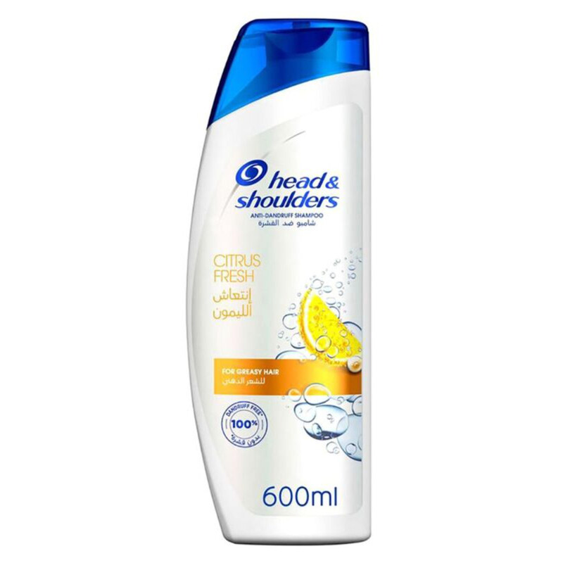 Generic Head & Shoulders Citrus Fresh Anti-Dandruff Shampoo for Oily Hair, 600ml
Generic Head & Shoulders Citrus Fresh Anti-Dandruff Shampoo for Oily Hair, 600ml