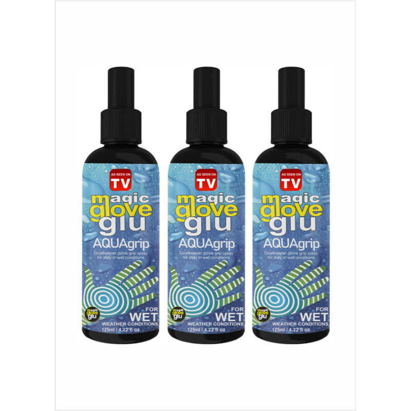 AS SEEN ON TV Magic Gloveglu AQUAgrip Goalkeeper Glove Spray - Perfect For Goalkeeping Gloves in Wet Conditions 125ml Pack Of 3
AS SEEN ON TV Magic Gloveglu AQUAgrip Goalkeeper Glove Spray - Perfect For Goalkeeping Gloves in Wet Conditions 125ml Pack Of 3