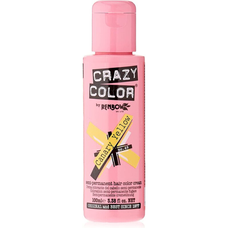 Generic Renbow Crazy Color Semi Permanent Hair Dye Colour Cream, Canary Yellow No.49, 100ml
Generic Renbow Crazy Color Semi Permanent Hair Dye Colour Cream, Canary Yellow No.49, 100ml