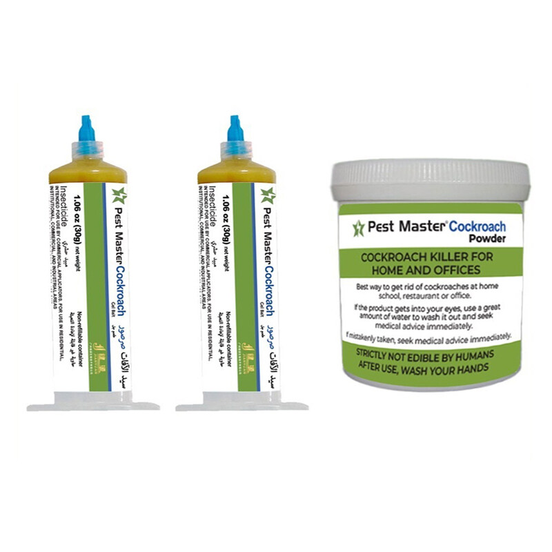 Pest Master Pack Of 2 Cockroach Gel Bait 30Gram Tubes With Cockroach Powder 100g Roach Control
Pest Master Pack Of 2 Cockroach Gel Bait 30Gram Tubes With Cockroach Powder 100g Roach Control