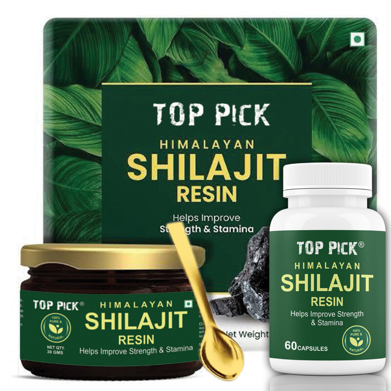 Top Pick Himalayan Organics Pure Shilajit Resin 30g & 60 Capsules- Boost Energy - Endurance - Strength
Top Pick Himalayan Organics Pure Shilajit Resin 30g & 60 Capsules- Boost Energy - Endurance - Strength