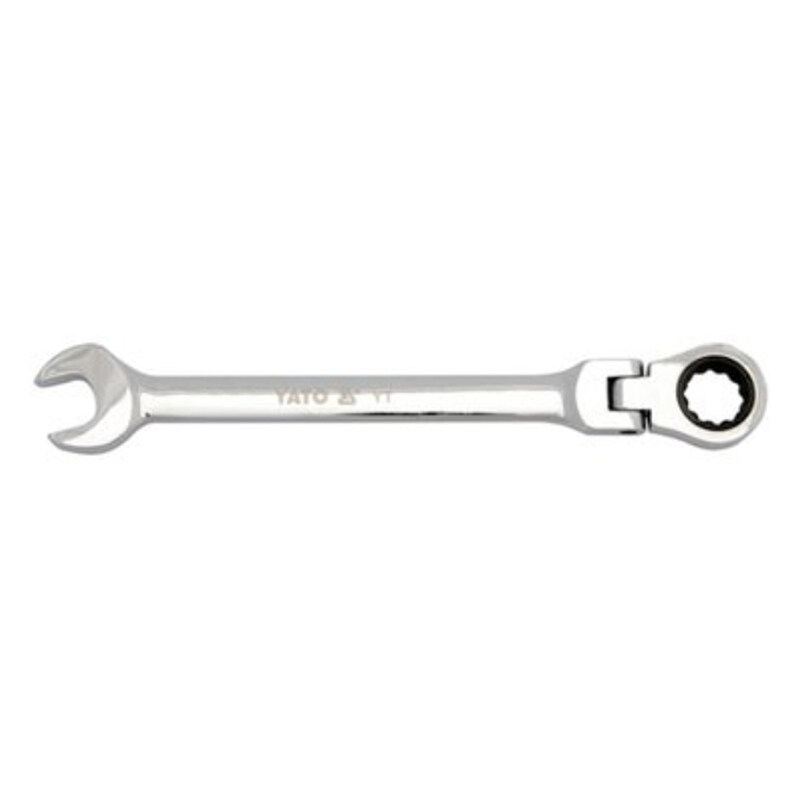 Generic Flexible Combination Ratchet Wrench 18mm W/Plastic HangerYT-1684 Silver
Generic Flexible Combination Ratchet Wrench 18mm W/Plastic HangerYT-1684 Silver