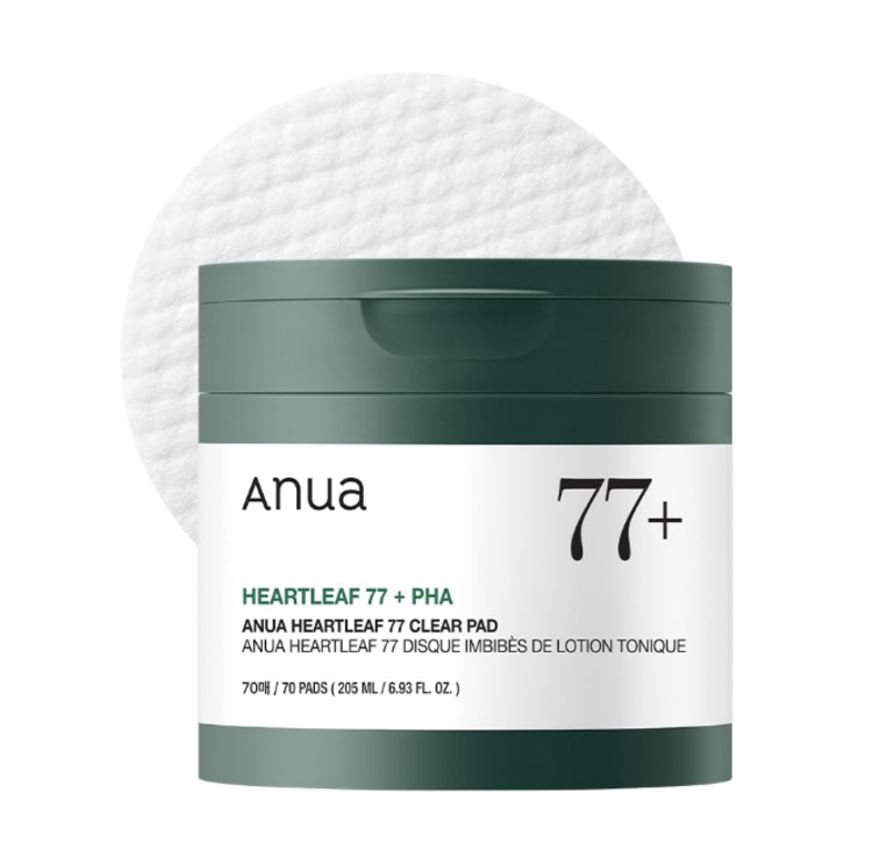 ANUA Heartleaf 77 Toner Pad, Mild Exfoliating Facial Pads for Glass Skin, Hydrating Pore Care for Sensitive Skin, Heartleaf Extract, PHA, Centella, No
ANUA Heartleaf 77 Toner Pad, Mild Exfoliating Facial Pads for Glass Skin, Hydrating Pore Care for Sensitive Skin, Heartleaf Extract, PHA, Centella, No