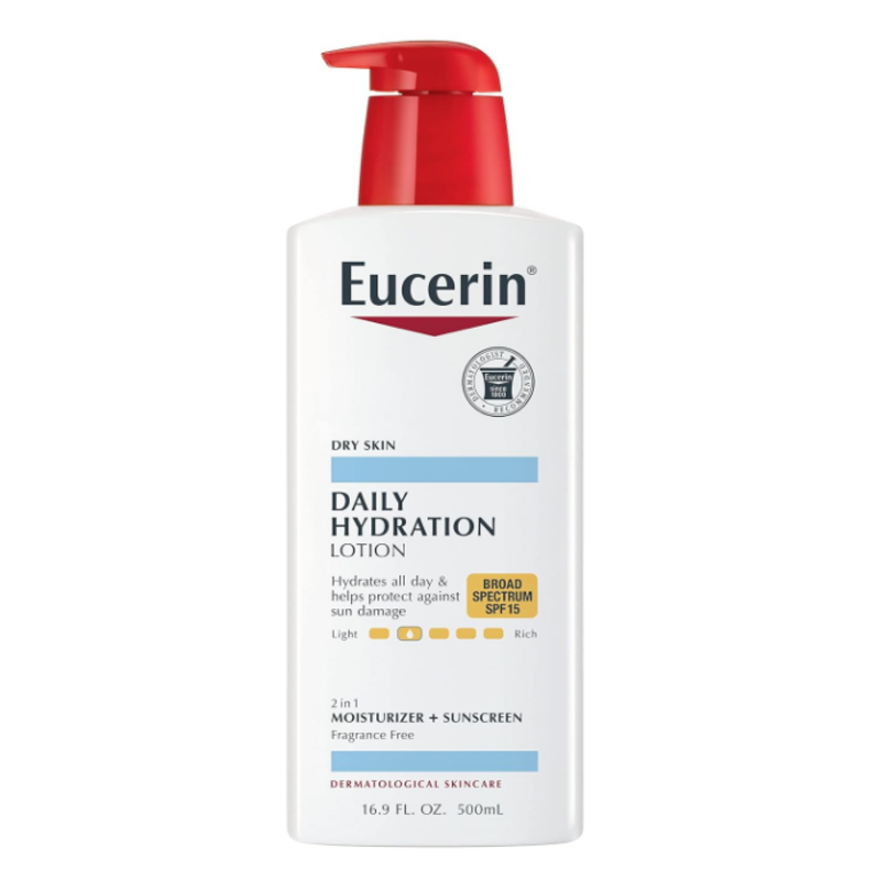 Eucerin Eucerin Daily Hydration Lotion with SPF 15 - Broad Spectrum Body Lotion for Dry Skin - 500ml/16.9 fl. Oz. Pump Bottle
Eucerin Eucerin Daily Hydration Lotion with SPF 15 - Broad Spectrum Body Lotion for Dry Skin - 500ml/16.9 fl. Oz. Pump Bottle