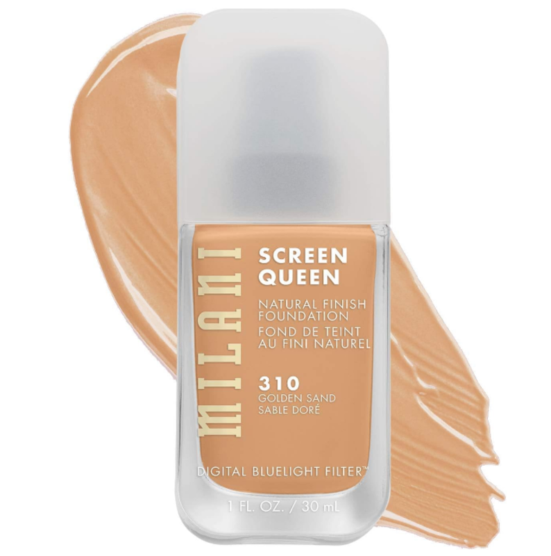 Milani Screen Queen Liquid Foundation Makeup - Cruelty Free Foundation With Digital Bluelight Filter Technology (310 Golden Sand) 30ml
Milani Screen Queen Liquid Foundation Makeup - Cruelty Free Foundation With Digital Bluelight Filter Technology (310 Golden Sand) 30ml