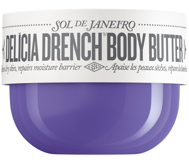 Sol de Janeiro Delicia Drench Body Butter for Intense Moisture and Skin Barrier Repair 240ml
Sol de Janeiro Delicia Drench Body Butter for Intense Moisture and Skin Barrier Repair 240ml