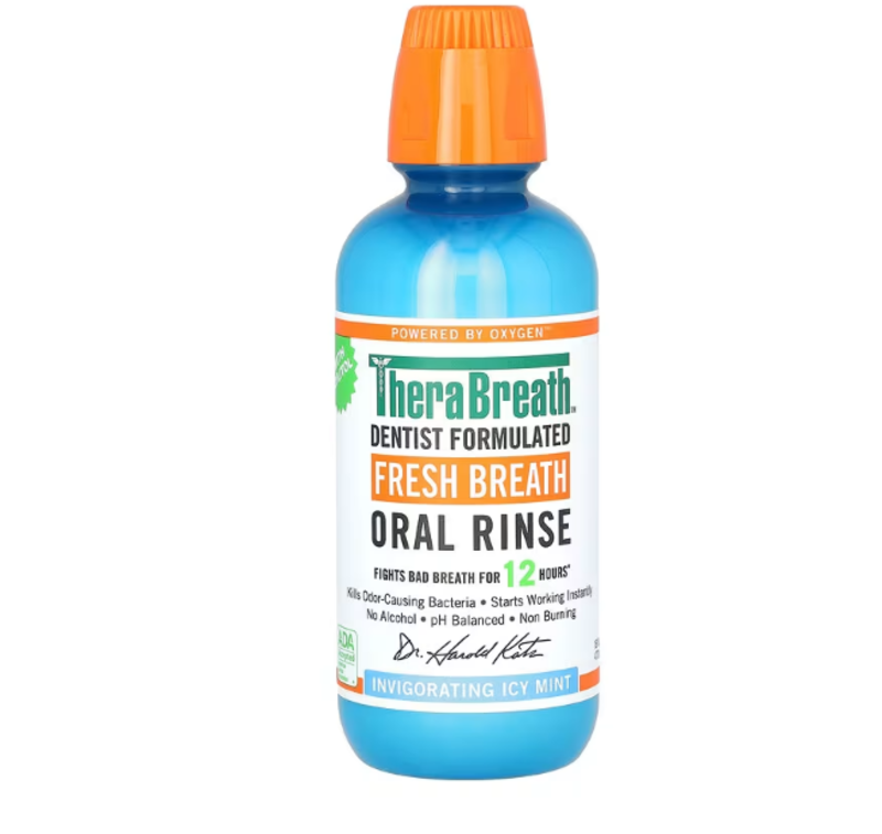 TheraBreath Fresh Breath Oral Rinse Invigorating ICY Mint Flavor 16 fl oz 500 ml
TheraBreath Fresh Breath Oral Rinse Invigorating ICY Mint Flavor 16 fl oz 500 ml