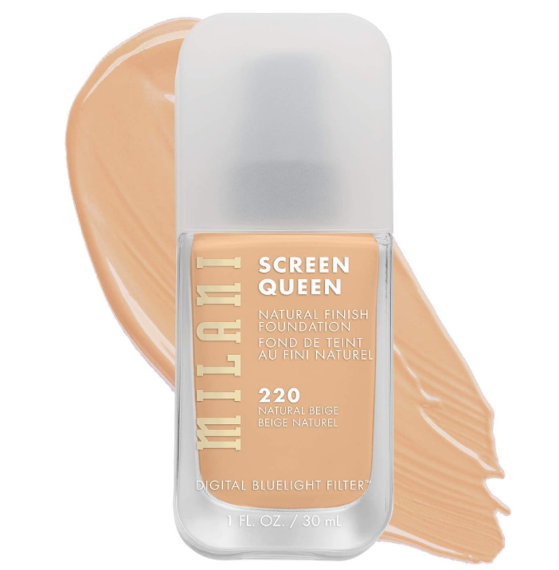 Milani Screen Queen Liquid Foundation Makeup - Cruelty Free Foundation With Digital Bluelight Filter Technology (220 Natural Beige) 30ml
Milani Screen Queen Liquid Foundation Makeup - Cruelty Free Foundation With Digital Bluelight Filter Technology (220 Natural Beige) 30ml