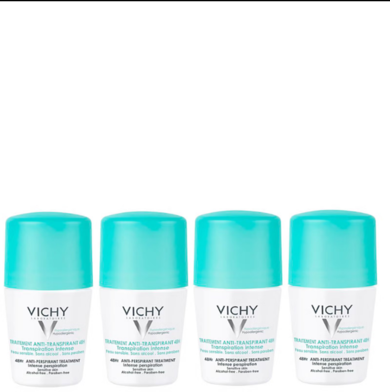 VICHY 48 Hour Intensive Anti-Perspirant Roll-on Deodorant Set for Sensitive Skin 4 x 50ml
VICHY 48 Hour Intensive Anti-Perspirant Roll-on Deodorant Set for Sensitive Skin 4 x 50ml