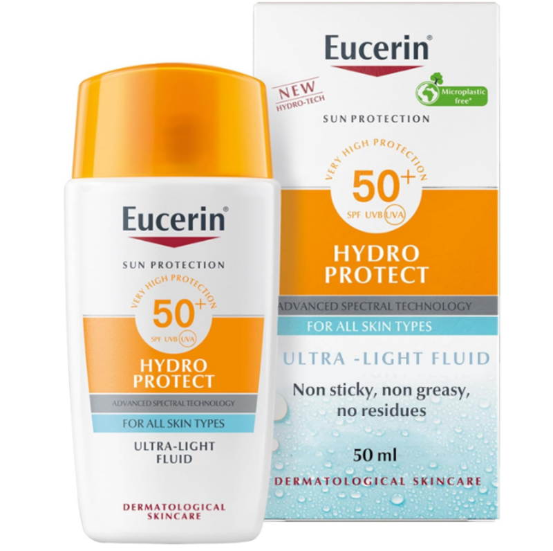 Eucerin Sunscreen Hydro Protect Face Ultra Light Fluid, High UVA/UVB Protection, SPF 50+, Suitable for Daily Use, Non sticky, Non Greasy, Suitable for
Eucerin Sunscreen Hydro Protect Face Ultra Light Fluid, High UVA/UVB Protection, SPF 50+, Suitable for Daily Use, Non sticky, Non Greasy, Suitable for