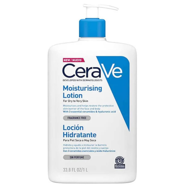 Cerave Moisturising Lotion, 1000ml, With Hyaluronic Acid And 3 Essential Ceramides Daily Face & Body Moisturiser For Dry To Very Dry Skin
Cerave Moisturising Lotion, 1000ml, With Hyaluronic Acid And 3 Essential Ceramides Daily Face & Body Moisturiser For Dry To Very Dry Skin