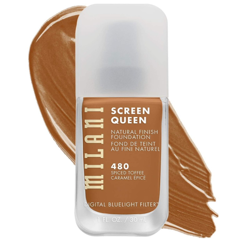 Milani Screen Queen Liquid Foundation Makeup - Cruelty Free Foundation With Digital Bluelight Filter Technology (480 Spiced Toffee) 30ml
Milani Screen Queen Liquid Foundation Makeup - Cruelty Free Foundation With Digital Bluelight Filter Technology (480 Spiced Toffee) 30ml