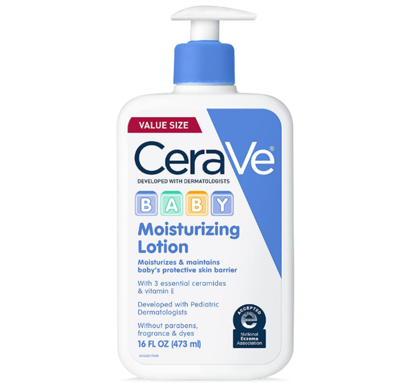 CeraVe Baby Lotion, Gentle Baby Skin Care with Ceramides, Niacinamide & Vitamin E, Fragrance, Paraben, Dye & Phthalates Free, Lightweight Moisturizer,
CeraVe Baby Lotion, Gentle Baby Skin Care with Ceramides, Niacinamide & Vitamin E, Fragrance, Paraben, Dye & Phthalates Free, Lightweight Moisturizer,