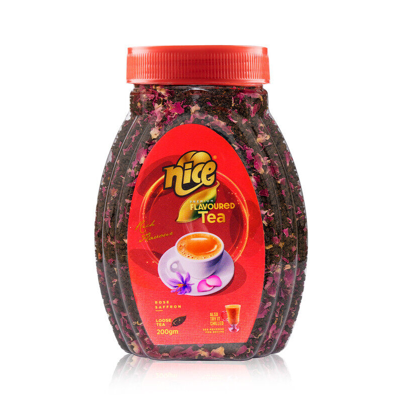 Nice Coffee Nice Loose Flavored Tea- Rose & Saffron Flavored Tea Leaves- Rich Natural & Pure Taste India's Original Organic Herbal Tea- Immunity Boosting Loose Te
Nice Coffee Nice Loose Flavored Tea- Rose & Saffron Flavored Tea Leaves- Rich Natural & Pure Taste India's Original Organic Herbal Tea- Immunity Boosting Loose Te
