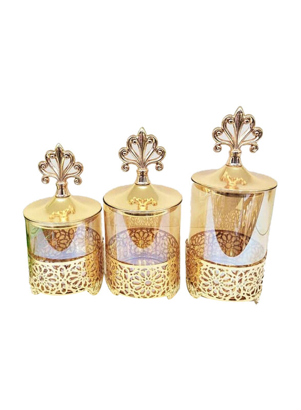 Generic Stainless Steel Lid Penny Jar with Scoop Candy Dispenser, 3 Pieces, Gold/Clear
Generic Stainless Steel Lid Penny Jar with Scoop Candy Dispenser, 3 Pieces, Gold/Clear
