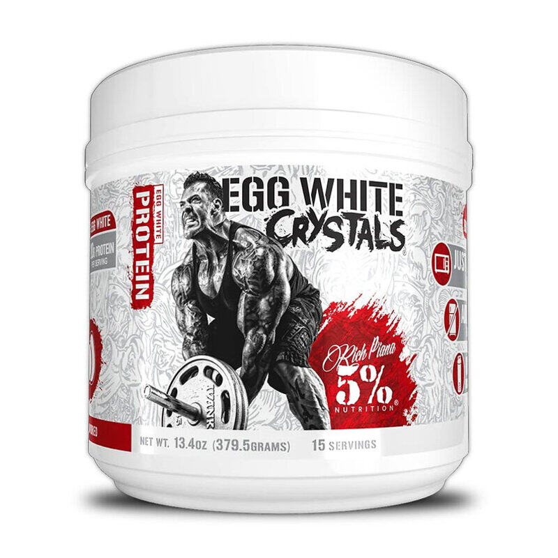 5% Nutrition, Egg White Crystals, Egg White Protein, 379g, Unflavoured, 15 Servings
5% Nutrition, Egg White Crystals, Egg White Protein, 379g, Unflavoured, 15 Servings