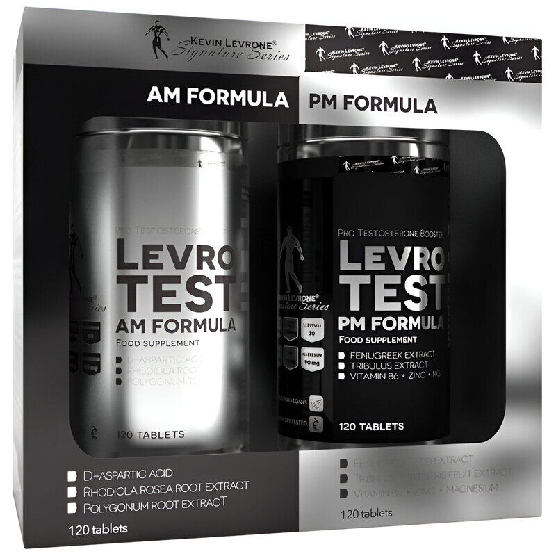 Kevin Levrone, AM/PM Testosterone Formula, 120+120 Tabs, 24 Servings/30 Servings
Kevin Levrone, AM/PM Testosterone Formula, 120+120 Tabs, 24 Servings/30 Servings