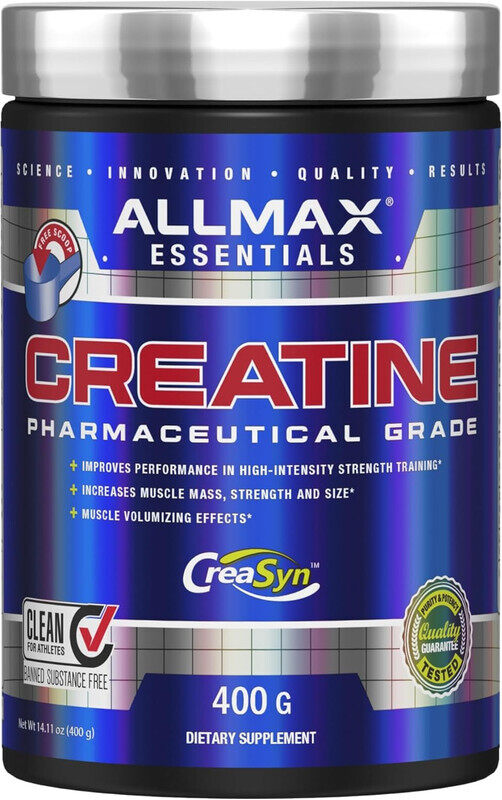 Allmax Nutrition Allmax Essentials, Creatine, Pharmaceutical Grade, Unflavored, 400g, 80 Servings
Allmax Nutrition Allmax Essentials, Creatine, Pharmaceutical Grade, Unflavored, 400g, 80 Servings