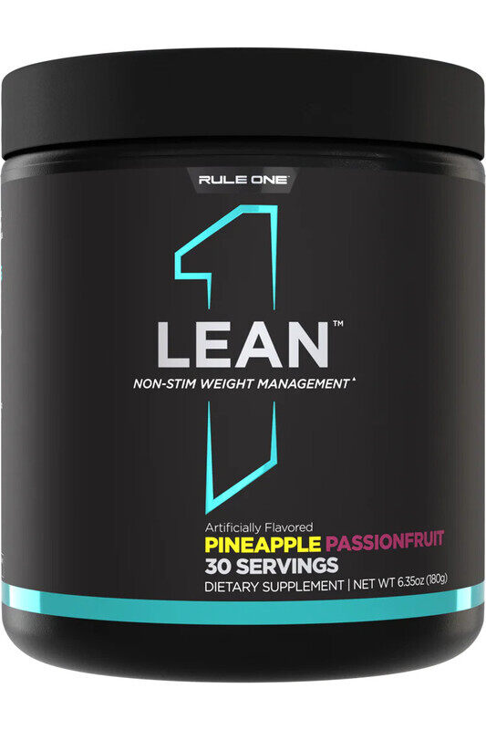 Rule 1 Lean, Non Stim Weight Management, Pineapple Passionfruit, 180g, 30 Servings
Rule 1 Lean, Non Stim Weight Management, Pineapple Passionfruit, 180g, 30 Servings