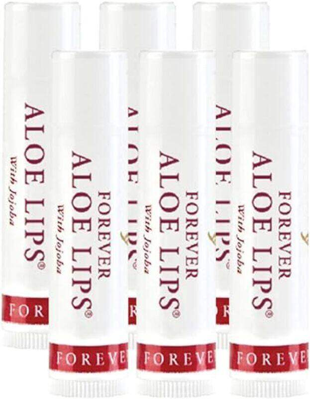 Forever Living - Products Aloe Lips with Jojoba, Chapstick, Lip Balm, Very Healing. Contains 6 0.15 oz (Pack of 6) - Lips look glossy, smooth and hea
Forever Living - Products Aloe Lips with Jojoba, Chapstick, Lip Balm, Very Healing. Contains 6 0.15 oz (Pack of 6) - Lips look glossy, smooth and hea