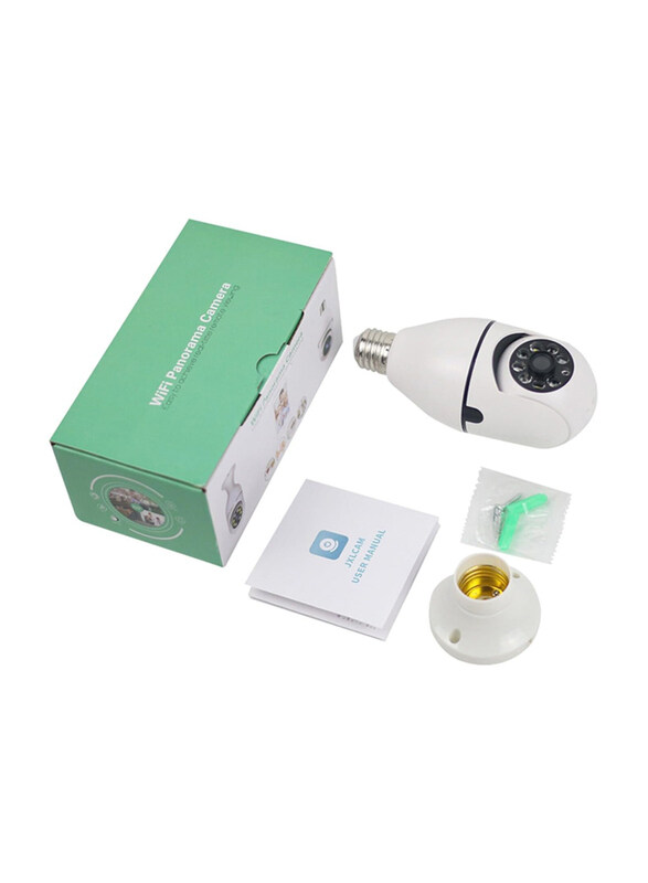 Soul and Salt General Trading Vision 360° Wireless WiFi Panorama Dome Surveillance Cameras, White
Soul and Salt General Trading Vision 360° Wireless WiFi Panorama Dome Surveillance Cameras, White