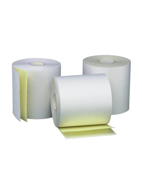 Generic POS/CASH REGISTER ROLLS/ KITCHEN PRINTER RECEIPT ROLLS 2PLY 76 X 70MM WHITE & YELLOW 55GSM, 100 ROLLS
Generic POS/CASH REGISTER ROLLS/ KITCHEN PRINTER RECEIPT ROLLS 2PLY 76 X 70MM WHITE & YELLOW 55GSM, 100 ROLLS