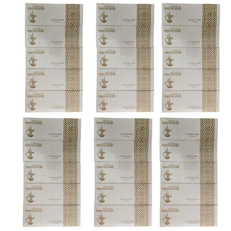 Nazra Pack BMP PACK- FACIAL TISSUE RECTANGULAR BOX, 200SHEETX2PLY IN EACH BOX- 30 BOX PACK
Nazra Pack BMP PACK- FACIAL TISSUE RECTANGULAR BOX, 200SHEETX2PLY IN EACH BOX- 30 BOX PACK
