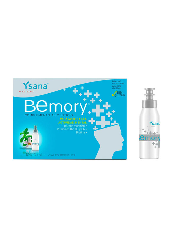 Ysana Bimory for Memory Boost 10 Drinking Bottles Vitamins B2, B3 and B6, 10 Pieces
Ysana Bimory for Memory Boost 10 Drinking Bottles Vitamins B2, B3 and B6, 10 Pieces