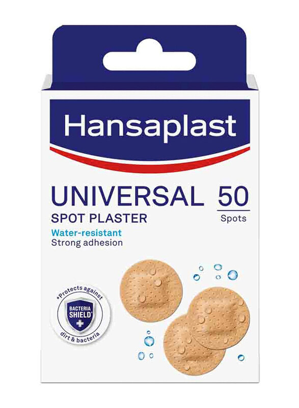 Hansaplast Universal Spot Plasters with Water-Resistant & Strong Adhesion, 50 Strips
Hansaplast Universal Spot Plasters with Water-Resistant & Strong Adhesion, 50 Strips