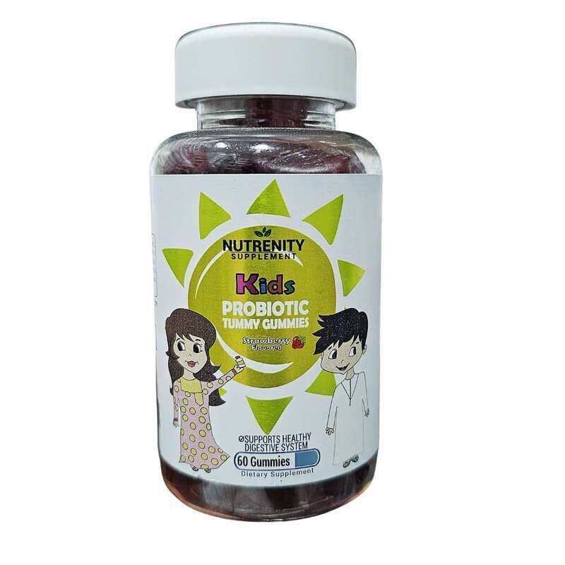 Nutrenity Kids Probiotic Tummy Gummies, 60 Gummies, Strawberry Flavor, Supports Digestive Health for Children
Nutrenity Kids Probiotic Tummy Gummies, 60 Gummies, Strawberry Flavor, Supports Digestive Health for Children