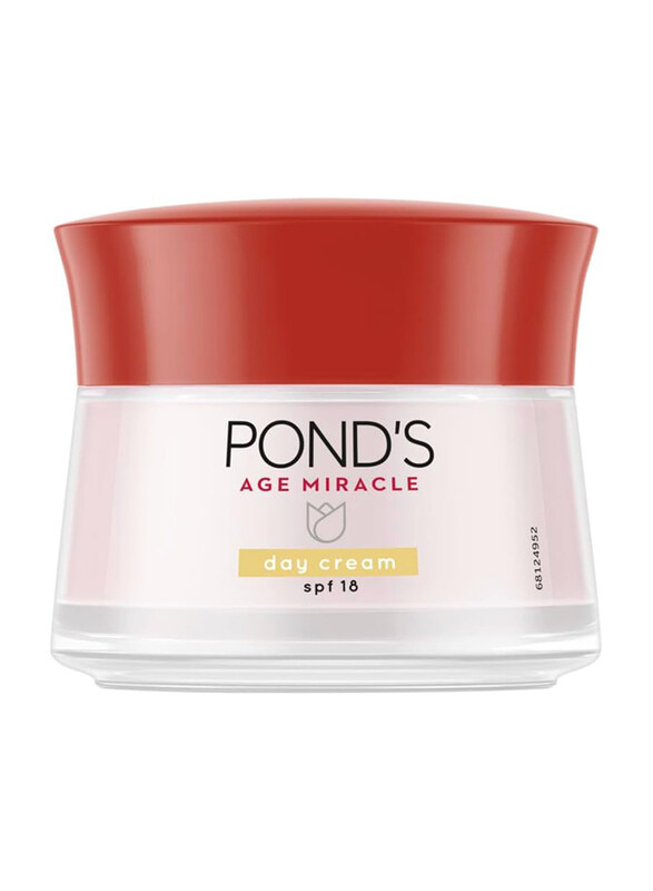 Ponds Age Miracle Day Face Cream With SPF 18 Vitamin B3 and 10% Retinol C, Youthful Glow, 50gm
Ponds Age Miracle Day Face Cream With SPF 18 Vitamin B3 and 10% Retinol C, Youthful Glow, 50gm