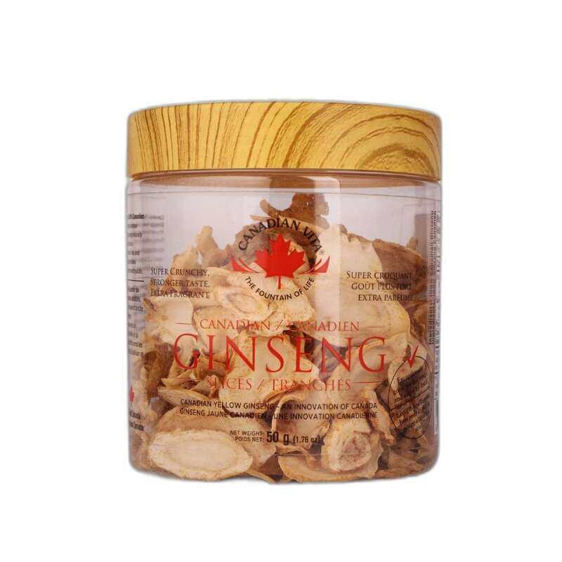 Canadian Vita Ginseng Slices , Premium Canadian Ginseng for Energy & Immunity , 50g
Canadian Vita Ginseng Slices , Premium Canadian Ginseng for Energy & Immunity , 50g
