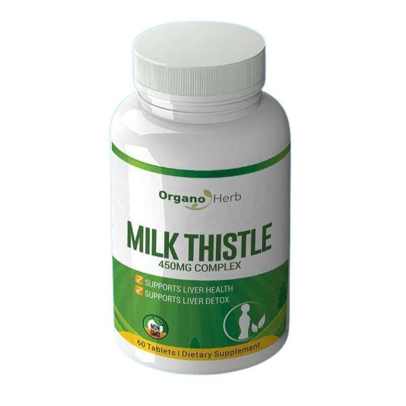 Organo Herb Milk Thistle 450 mg Complex, 60 Tablets, Liver Health & Detox Support
Organo Herb Milk Thistle 450 mg Complex, 60 Tablets, Liver Health & Detox Support