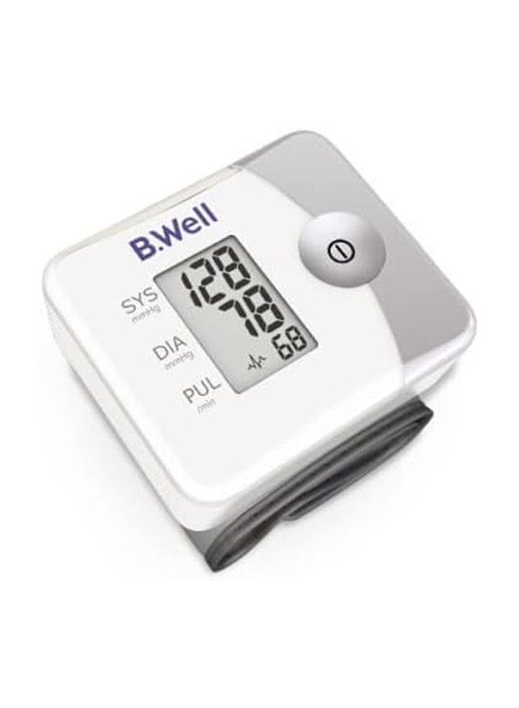 B.Well PRO-39 Wrist Blood Pressure Monitor with Portable Travel Storage Case, Grey/White
B.Well PRO-39 Wrist Blood Pressure Monitor with Portable Travel Storage Case, Grey/White