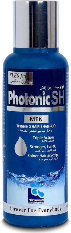 Pharma Health Photonic SH Hair Fall Shampoo for Men, 100ml, Ultimate Color Protection and Anti Hair Loss Shampoo, Natural Ingredients for Stronger Fuller Hair
Pharma Health Photonic SH Hair Fall Shampoo for Men, 100ml, Ultimate Color Protection and Anti Hair Loss Shampoo, Natural Ingredients for Stronger Fuller Hair