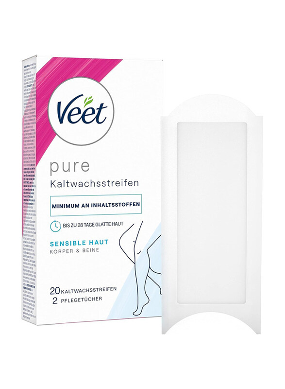 Veet Ready to Use Wax Strips Full Body Waxing Kit for Sensitive Skin, 20 Strips
Veet Ready to Use Wax Strips Full Body Waxing Kit for Sensitive Skin, 20 Strips