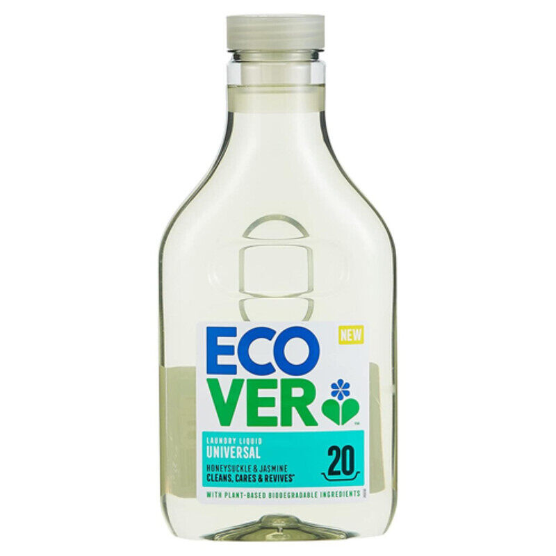Ecover Universal Plant Based Liquid Laundry Detergent Honeysuckle & Jasmine Scent - vegan 1 L
Ecover Universal Plant Based Liquid Laundry Detergent Honeysuckle & Jasmine Scent - vegan 1 L