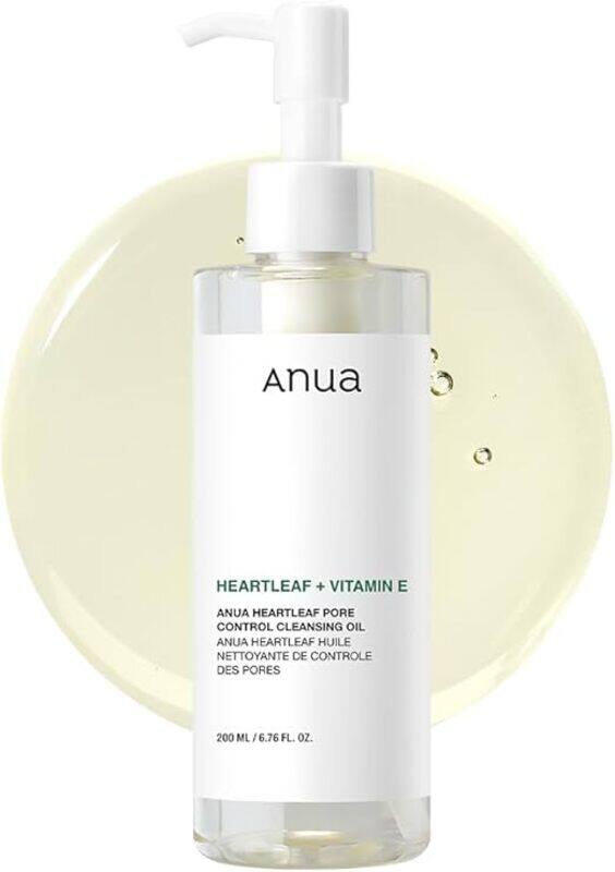 ANUA Heartleaf Pore Control Cleansing Oil Korean Facial Cleanser, Daily Makeup Blackheads Removal 6.76 fl oz(200ml)
ANUA Heartleaf Pore Control Cleansing Oil Korean Facial Cleanser, Daily Makeup Blackheads Removal 6.76 fl oz(200ml)