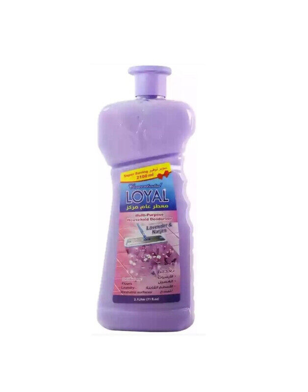 Loyal Multi-Purpose Household Deodorizer Concentrated Gel, Lavender & Narjes Scent - 2100 ml x 6
Loyal Multi-Purpose Household Deodorizer Concentrated Gel, Lavender & Narjes Scent - 2100 ml x 6