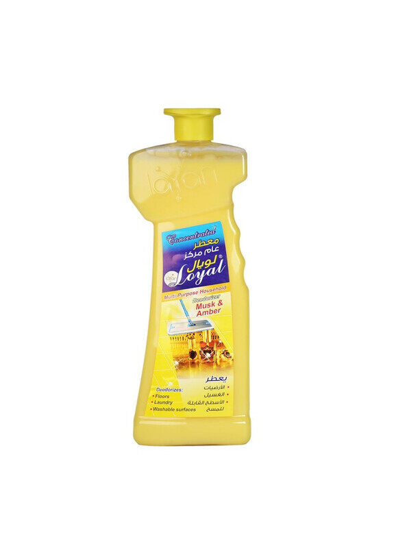 Loyal Multi-Purpose Household Deodorizer Concentrated Gel, Musk & Amber - 700 ml x 2
Loyal Multi-Purpose Household Deodorizer Concentrated Gel, Musk & Amber - 700 ml x 2